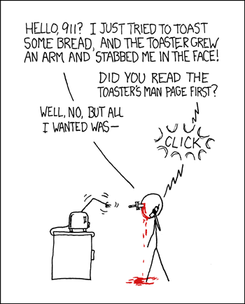 XKCD RTFM comic